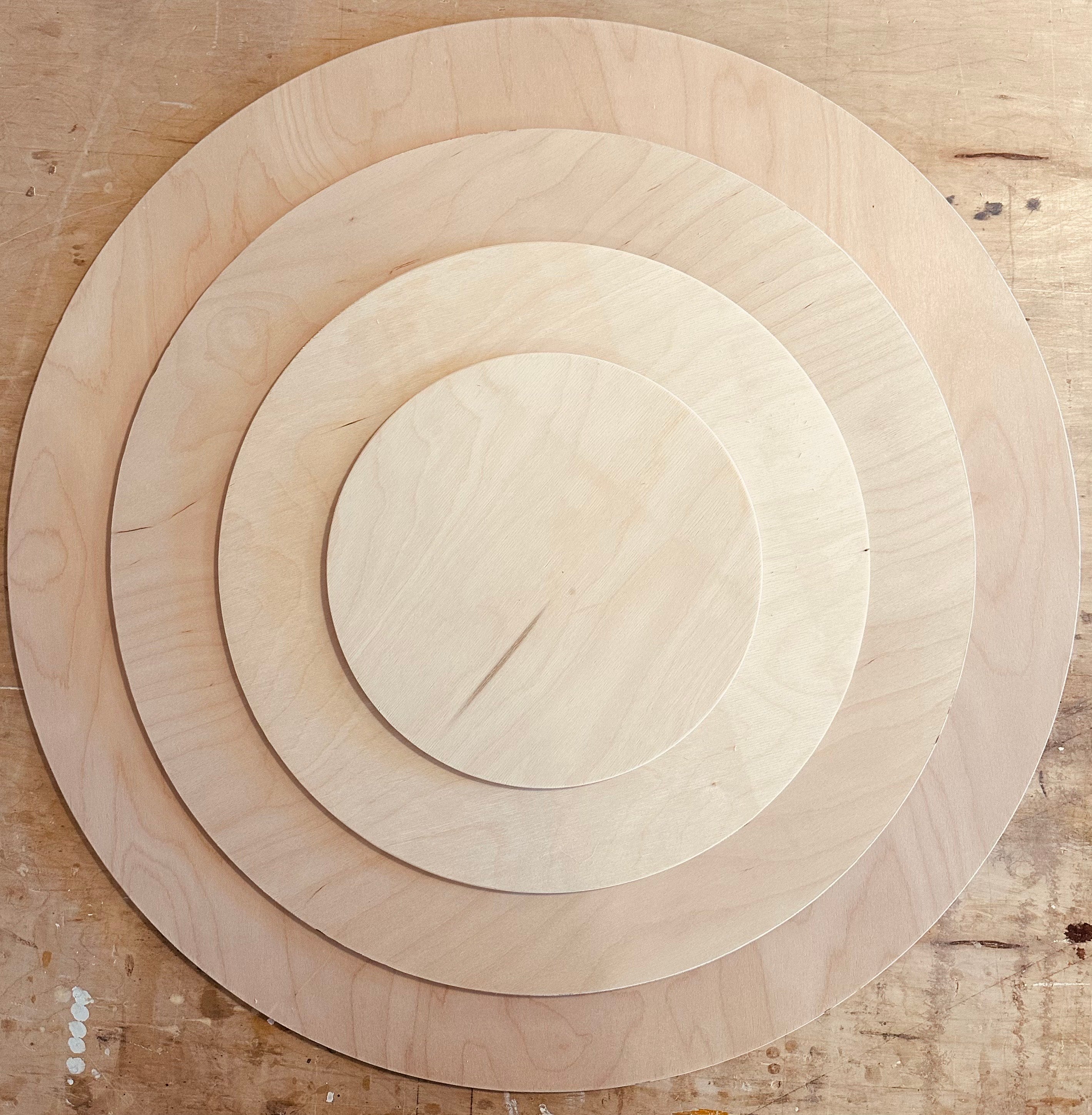 Baltic Birch Wooden Circles